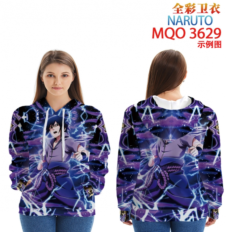 Naruto Full Color Patch pocket Sweatshirt Hoodie EUR SIZE 9 sizes from XXS to XXXXL  MQO3629