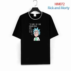 Rick and Morty round neck fake...