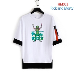 Rick and Morty round neck fake...