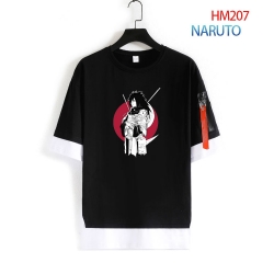 Naruto round neck fake two loo...