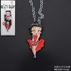 Betty Boop   cartoon necklace ...