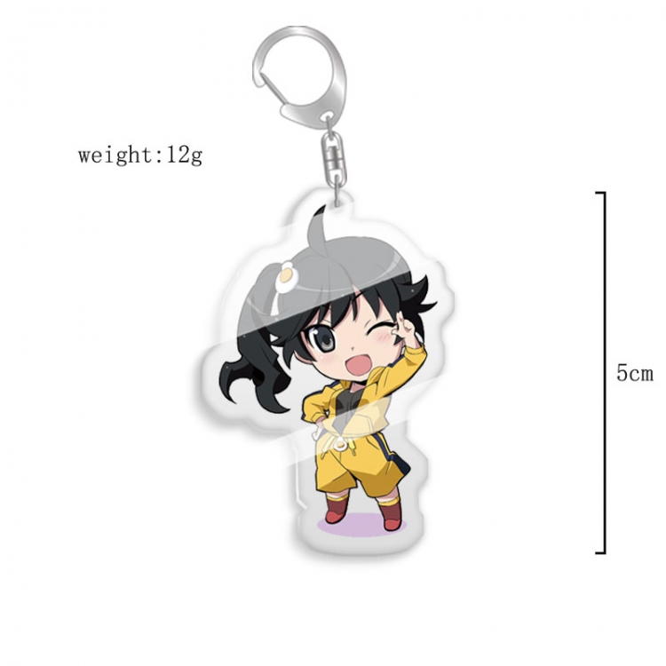 Bakemonogatari Anime acrylic Key Chain  price for 5 pcs 8033