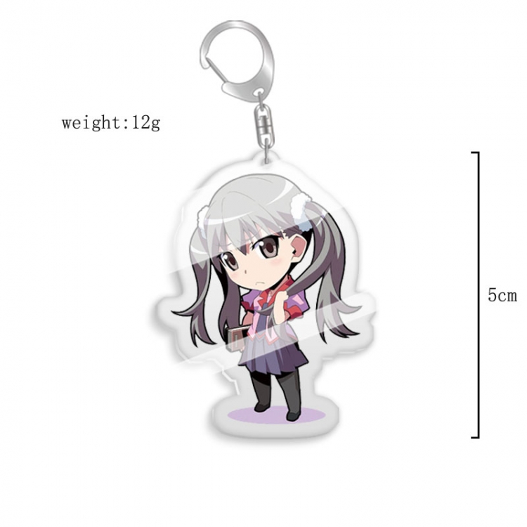 Bakemonogatari Anime acrylic Key Chain  price for 5 pcs 8037