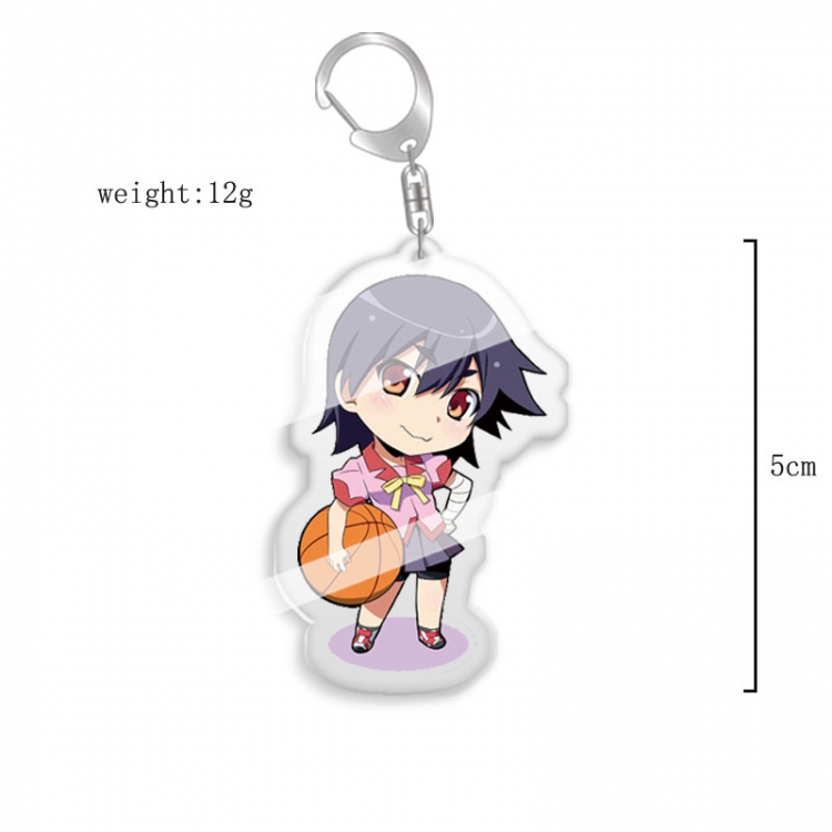 Bakemonogatari Anime acrylic Key Chain  price for 5 pcs 8027