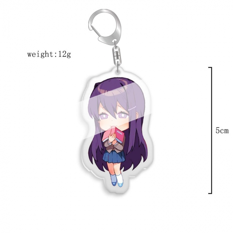 Doki Doki Literature Club!  Anime acrylic Key Chain price for 5 pcs  8071