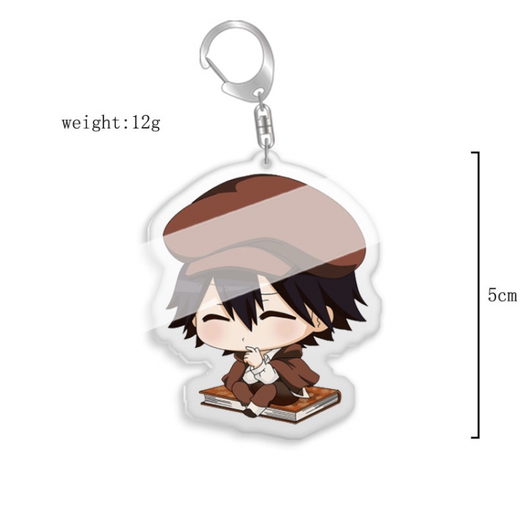 Bungo Stray Dogs Anime acrylic Key Chain price for 5 pcs 8074