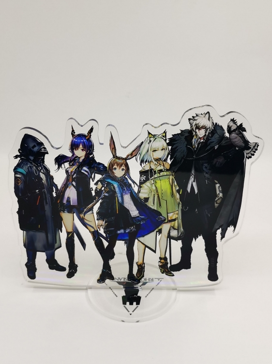 Arknights  Anime laser acrylic Standing Plates Keychain Style C