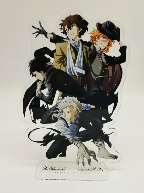 Bungo Stray Dogs  Anime laser acrylic Standing Plates Keychain