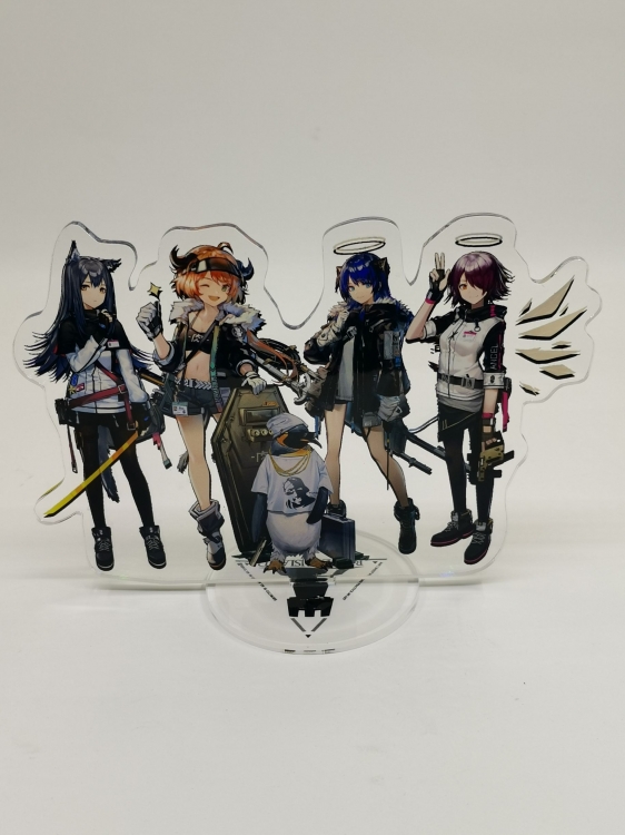 Arknights  Anime laser acrylic Standing Plates  Keychain Style A