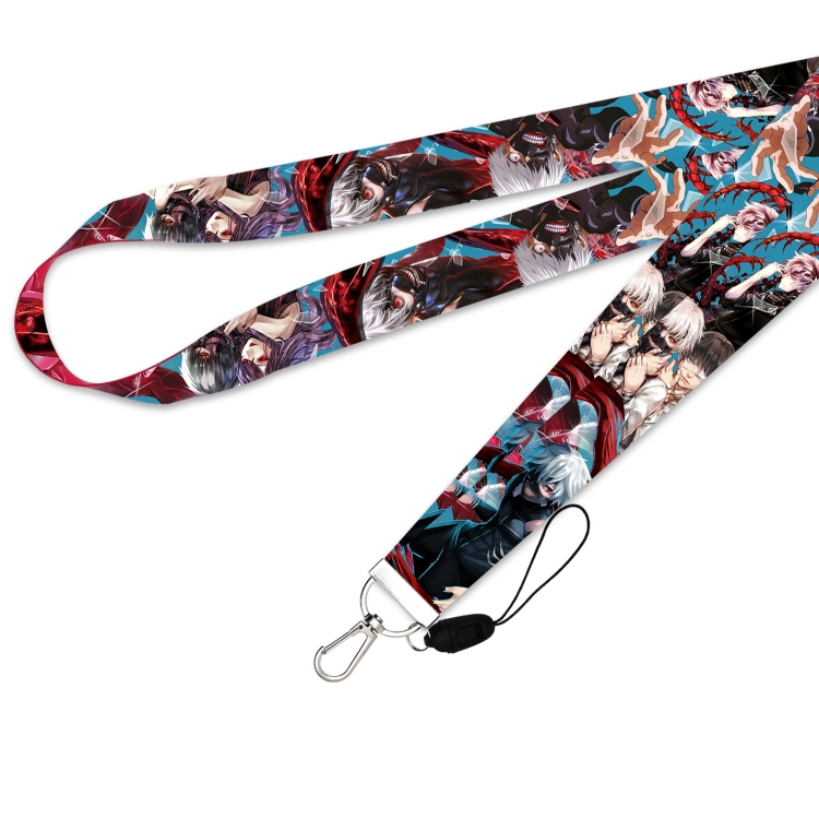 Tokyo Ghoul Silver buckle long mobile phone lanyard 45cm price for 10 pcs
