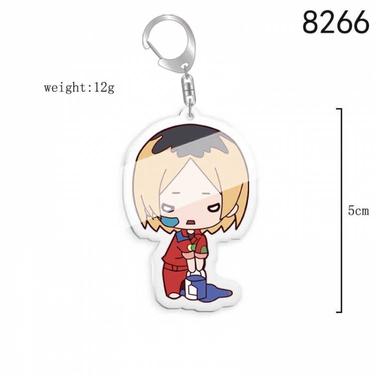 Haikyuu!!  Anime acrylic keychain price for 5 pcs 8266