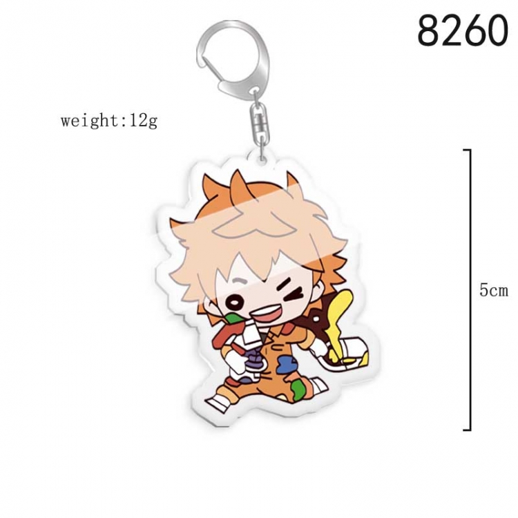 Haikyuu!!  Anime acrylic keychain price for 5 pcs  8260