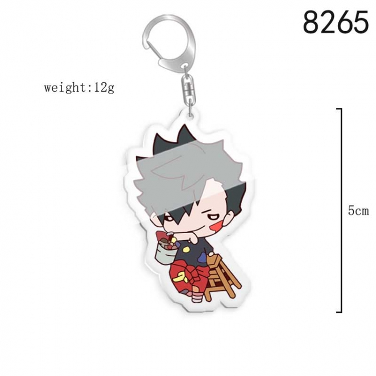Haikyuu!!  Anime acrylic keychain price for 5 pcs  8265