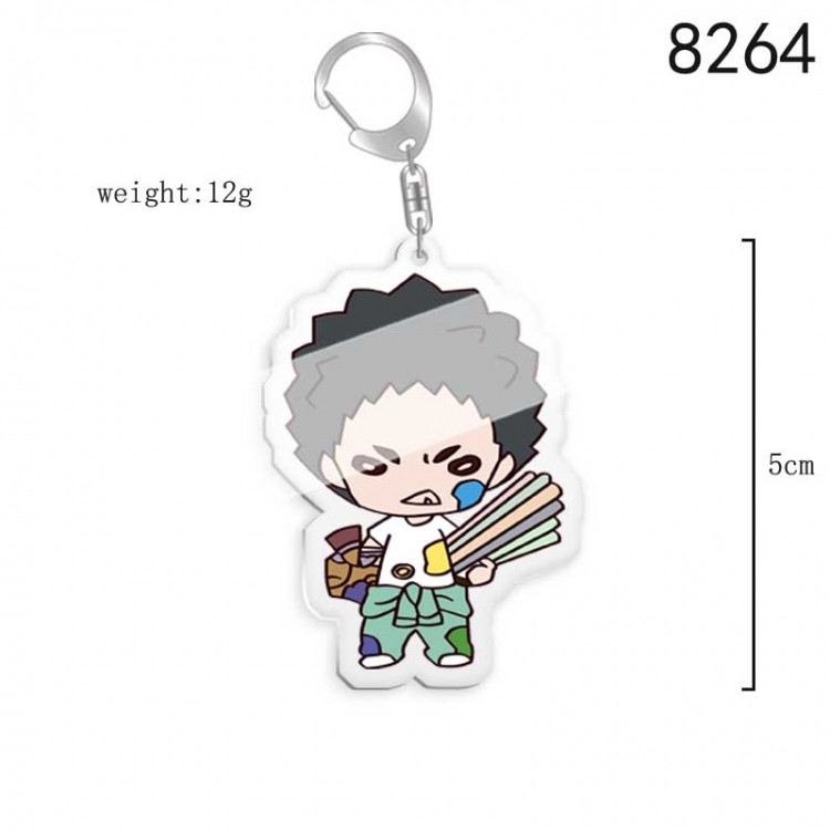 Haikyuu!!  Anime acrylic keychain price for 5 pcs 8264