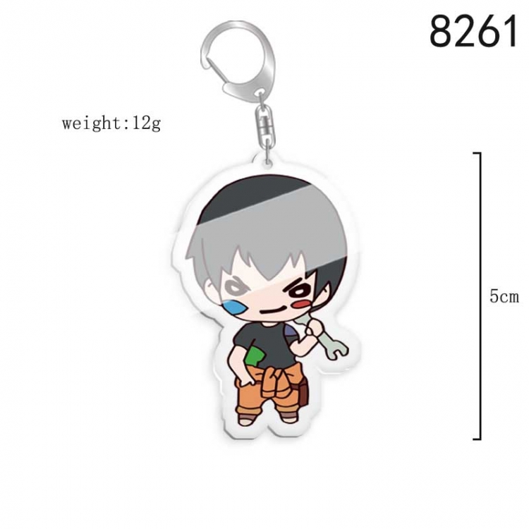 Haikyuu!!  Anime acrylic keychain price for 5 pcs  8261