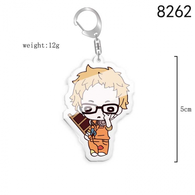 Haikyuu!!  Anime acrylic keychain price for 5 pcs 8262