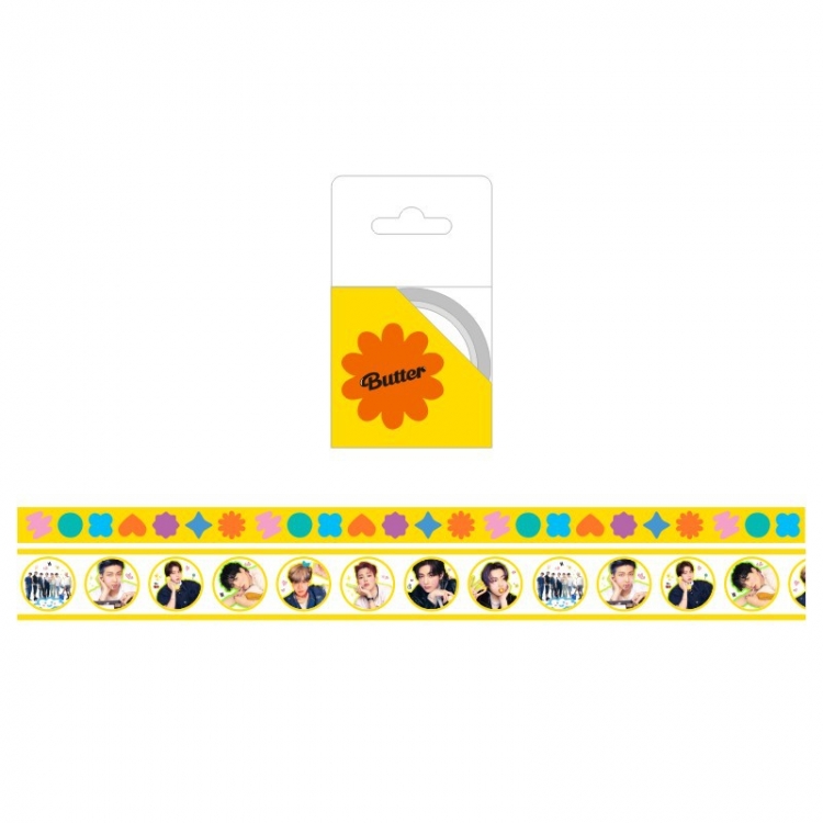 BTS Paper tape hand account sticker sticker price for 5 pcs Style A