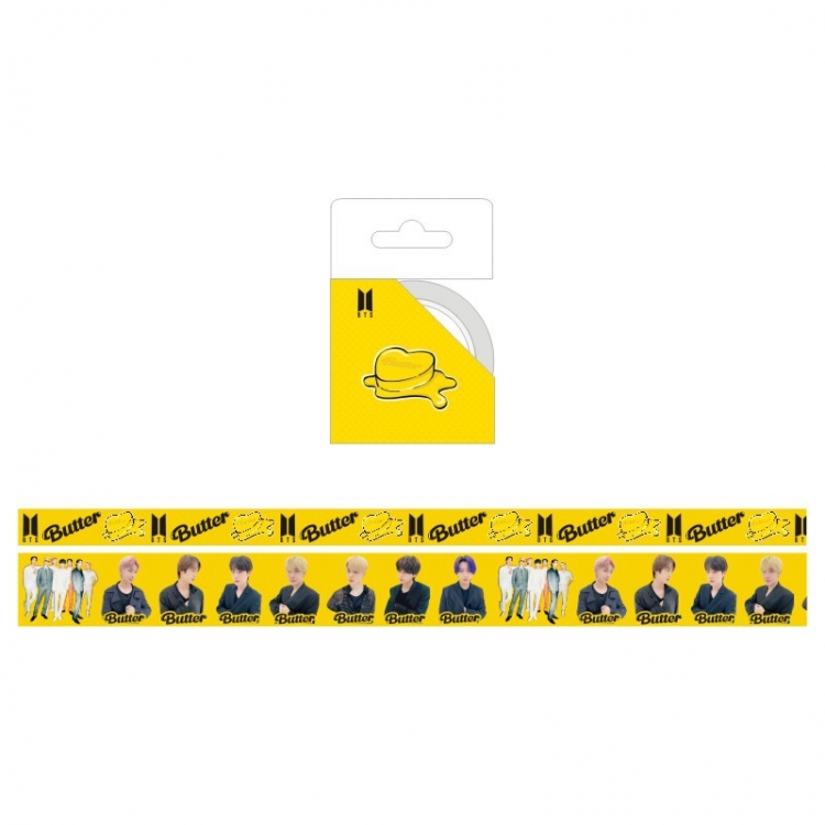 BTS Butter Paper tape hand account sticker sticker price for 5 pcs ZJD001-1