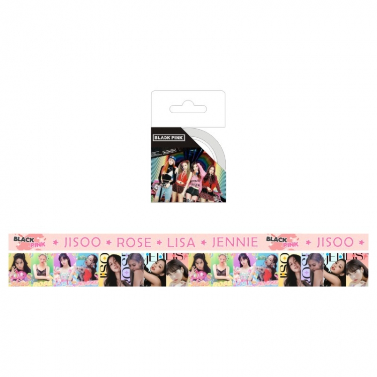 BLACK PINK Paper tape hand account sticker sticker price for 5 pcs ZJD001-BP