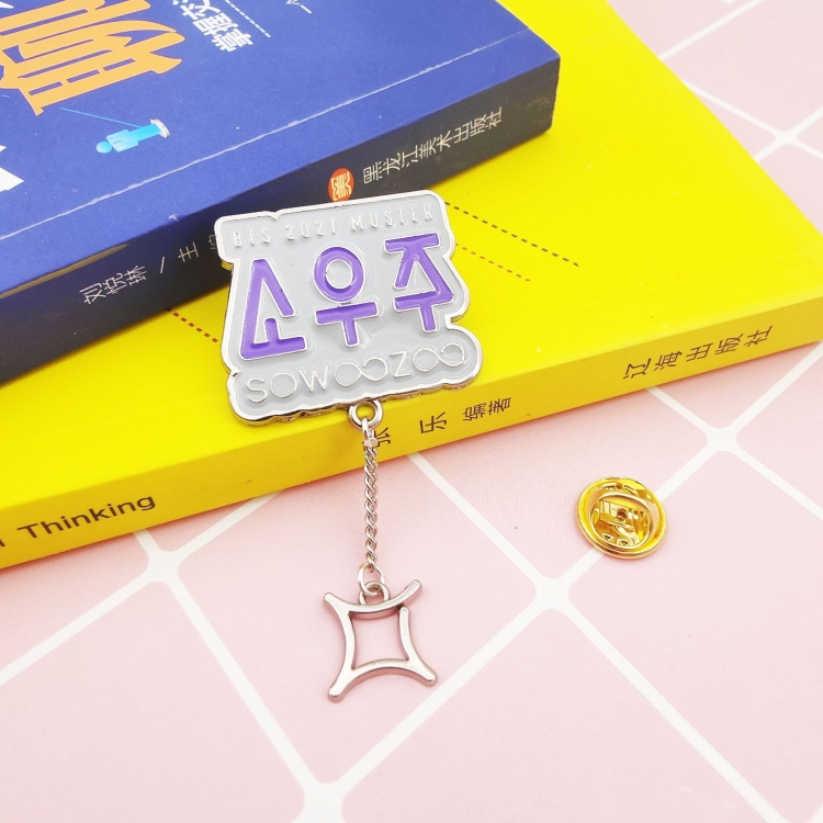 BTS Butter  Metal brooch badge price for 5 pcs ZX007  Style C