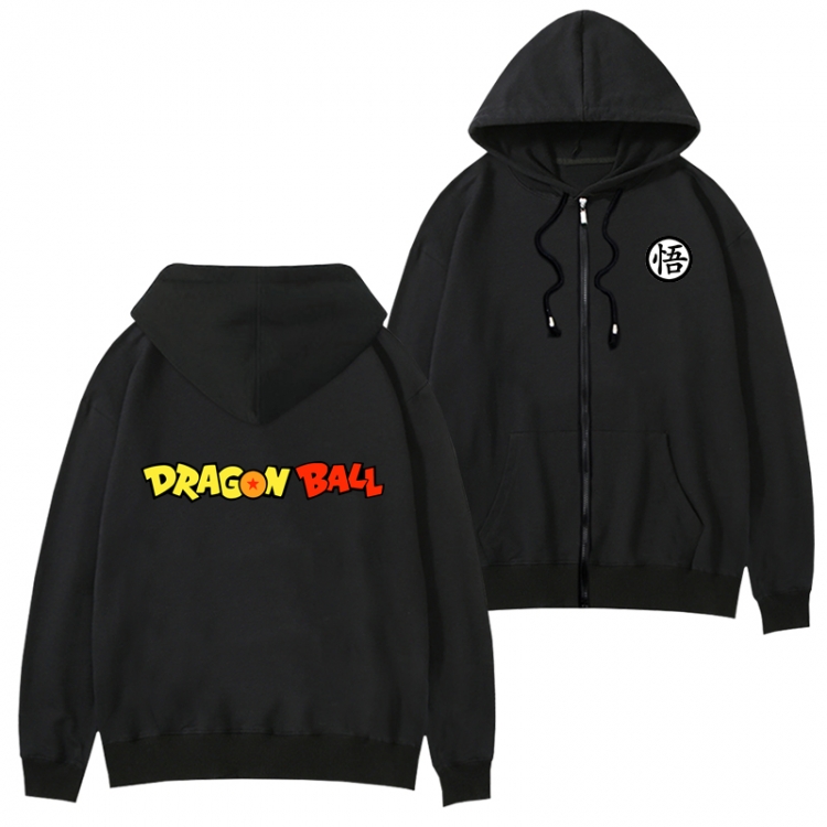 DRAGON BALL Anime thin zipper sweater long-sleeved jacket Hoodie