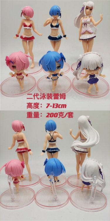 Re:Zero kara Hajimeru Isekai Seikatsu 2nd generation Potter Bagged figure model   A set of  6