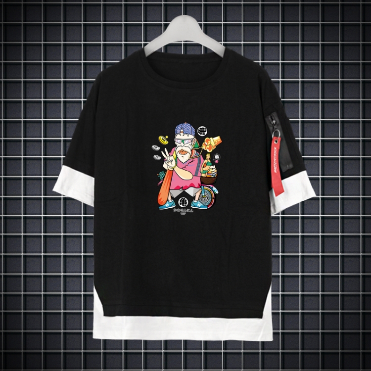 DRAGON BALL Full color printed short-sleeved fake two-piece T-shirt from S to XXXL