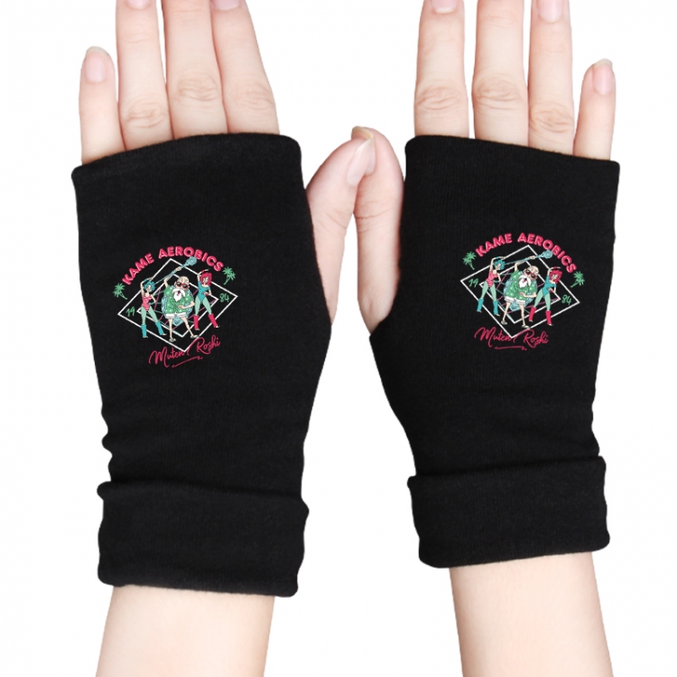 DRAGON BALL Anime knitted half finger gloves