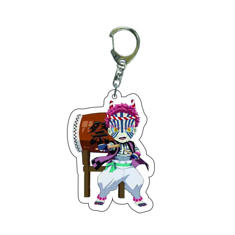 Demon Slayer Kimets Anime acrylic Key Chain  price for 5 pcs 7534