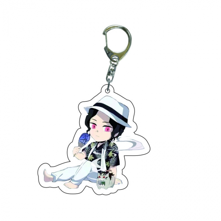 Demon Slayer Kimets Anime acrylic Key Chain  price for 5 pcs 7528