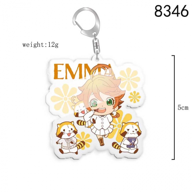 The Promised Neverla Anime acrylic Key Chain  price for 5 pcs 8346