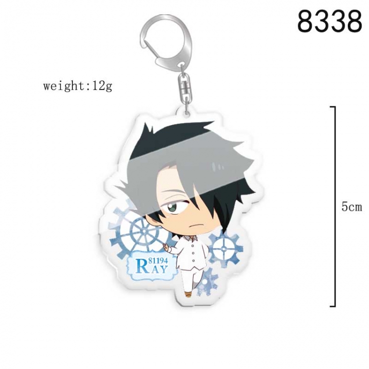 The Promised Neverla Anime acrylic Key Chain  price for 5 pcs 8338