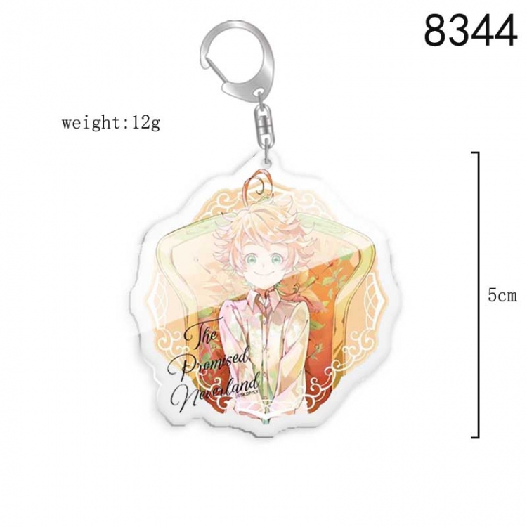 The Promised Neverla Anime acrylic Key Chain  price for 5 pcs 8344