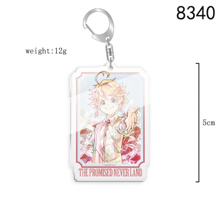 The Promised Neverla Anime acrylic Key Chain  price for 5 pcs 8340