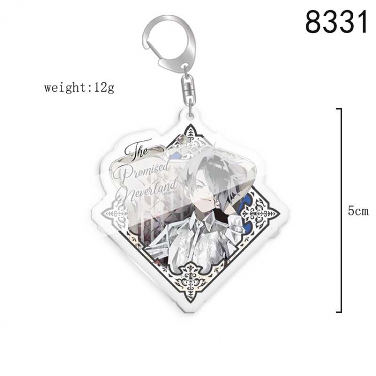 The Promised Neverla Anime acrylic Key Chain  price for 5 pcs 8331