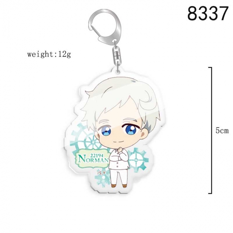 The Promised Neverla Anime acrylic Key Chain  price for 5 pcs 8337