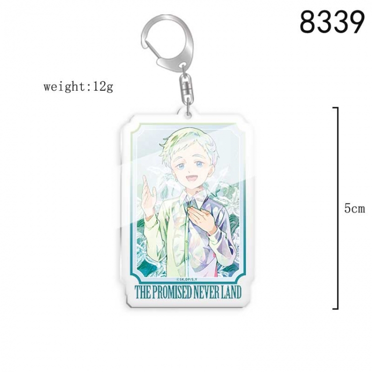 The Promised Neverla Anime acrylic Key Chain  price for 5 pcs 8339