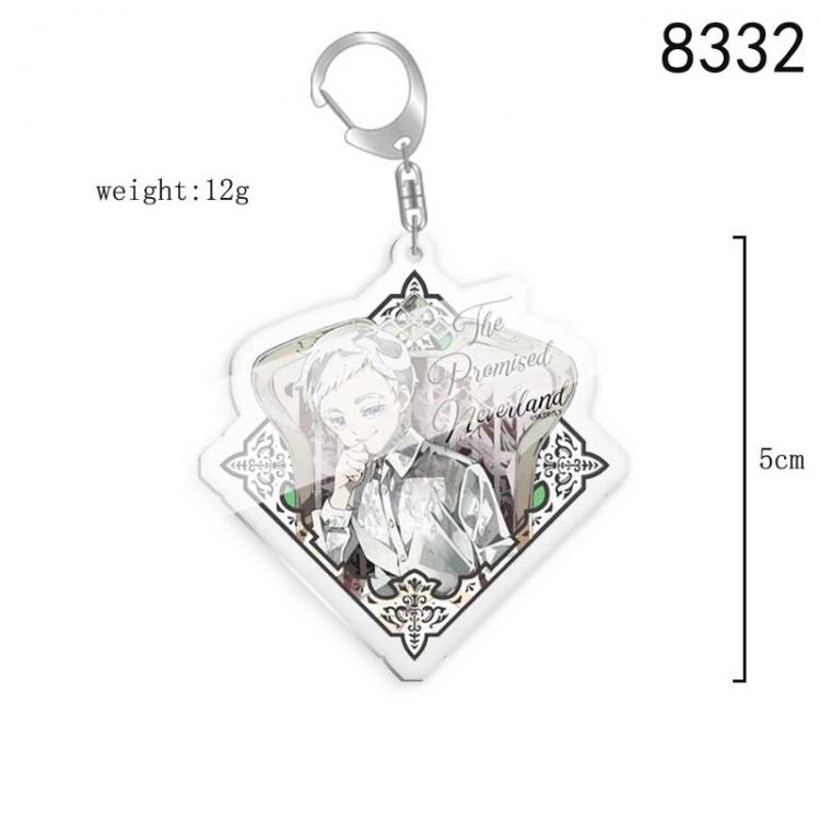 The Promised Neverla Anime acrylic Key Chain  price for 5 pcs 8332