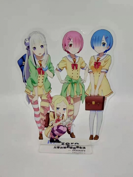 Re:Zero kara Hajimeru Isekai Seikatsu Anime ornaments Acrylic Standing Plates