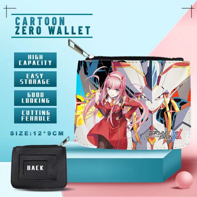 DARLING in the FRANX  PU storage bag card wallet purse 12X9cm price for 5 pcs