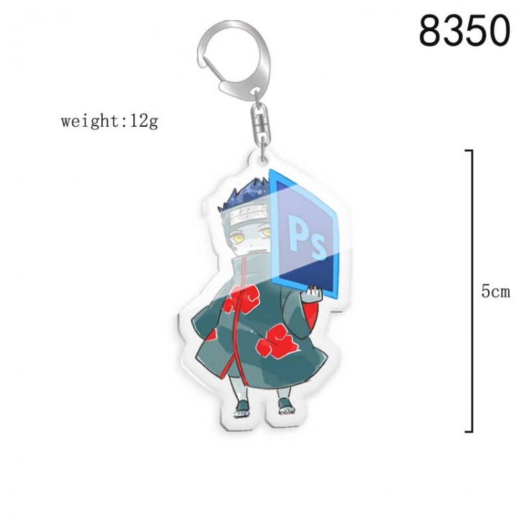 Naruto Anime acrylic Key Chain  price for 5 pcs 8350