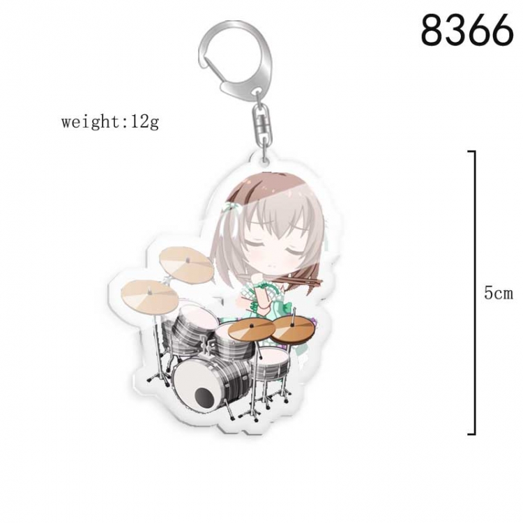 BanG Dream！Anime acrylic Key Chain  price for 5 pcs 8366