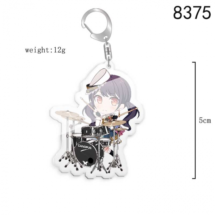 BanG Dream！Anime acrylic Key Chain  price for 5 pcs 8375