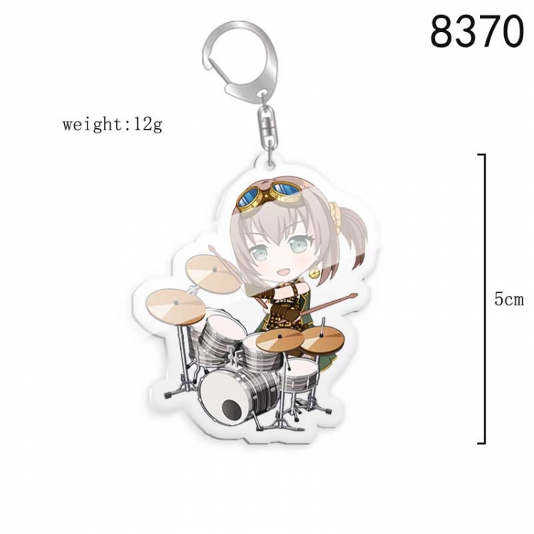 BanG Dream！Anime acrylic Key Chain  price for 5 pcs 8370