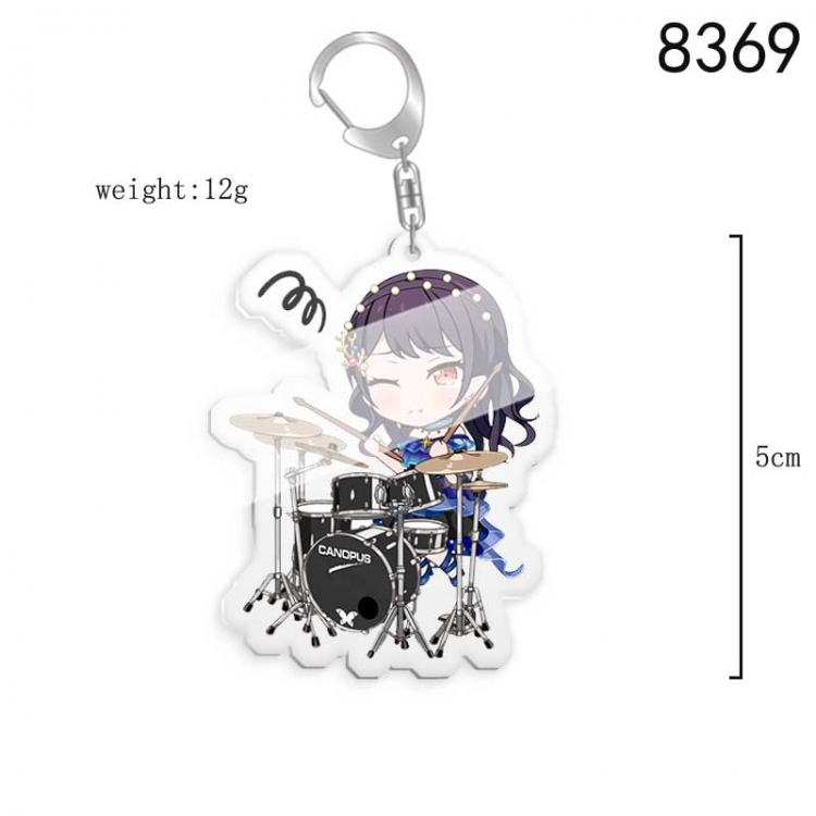 BanG Dream！Anime acrylic Key Chain  price for 5 pcs 8369