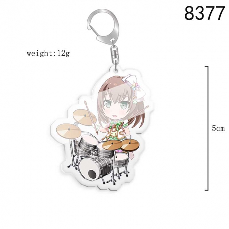 BanG Dream！Anime acrylic Key Chain  price for 5 pcs 8377