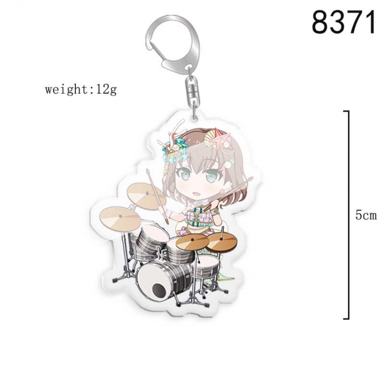 BanG Dream！Anime acrylic Key Chain  price for 5 pcs 8371