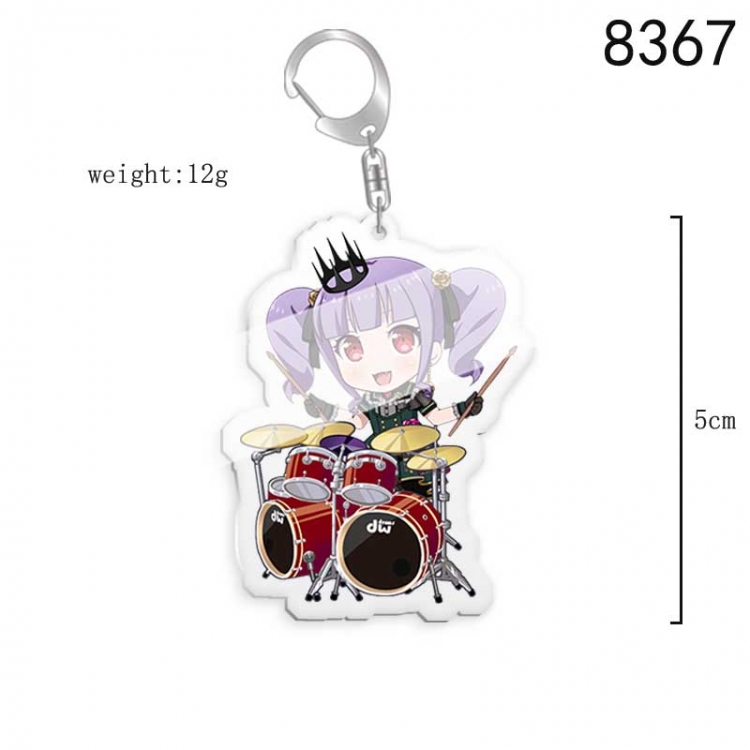 BanG Dream！Anime acrylic Key Chain  price for 5 pcs 8367