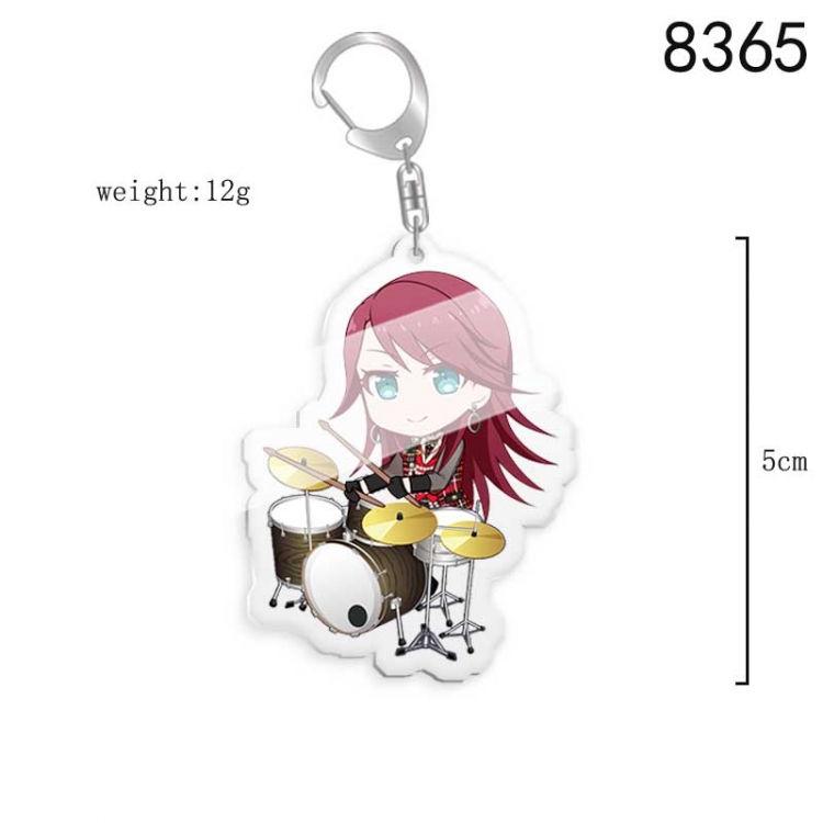 BanG Dream！Anime acrylic Key Chain  price for 5 pcs 8365