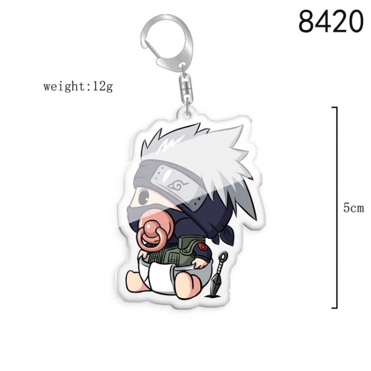 Naruto Anime acrylic Key Chain price for 5 pcs 8420